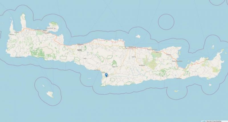 Sivas Ihr Zuhause im kretischen Bergidyll: 1.498 m² Bauland nahe Sivas Kern, Kreta Grundstück kaufen